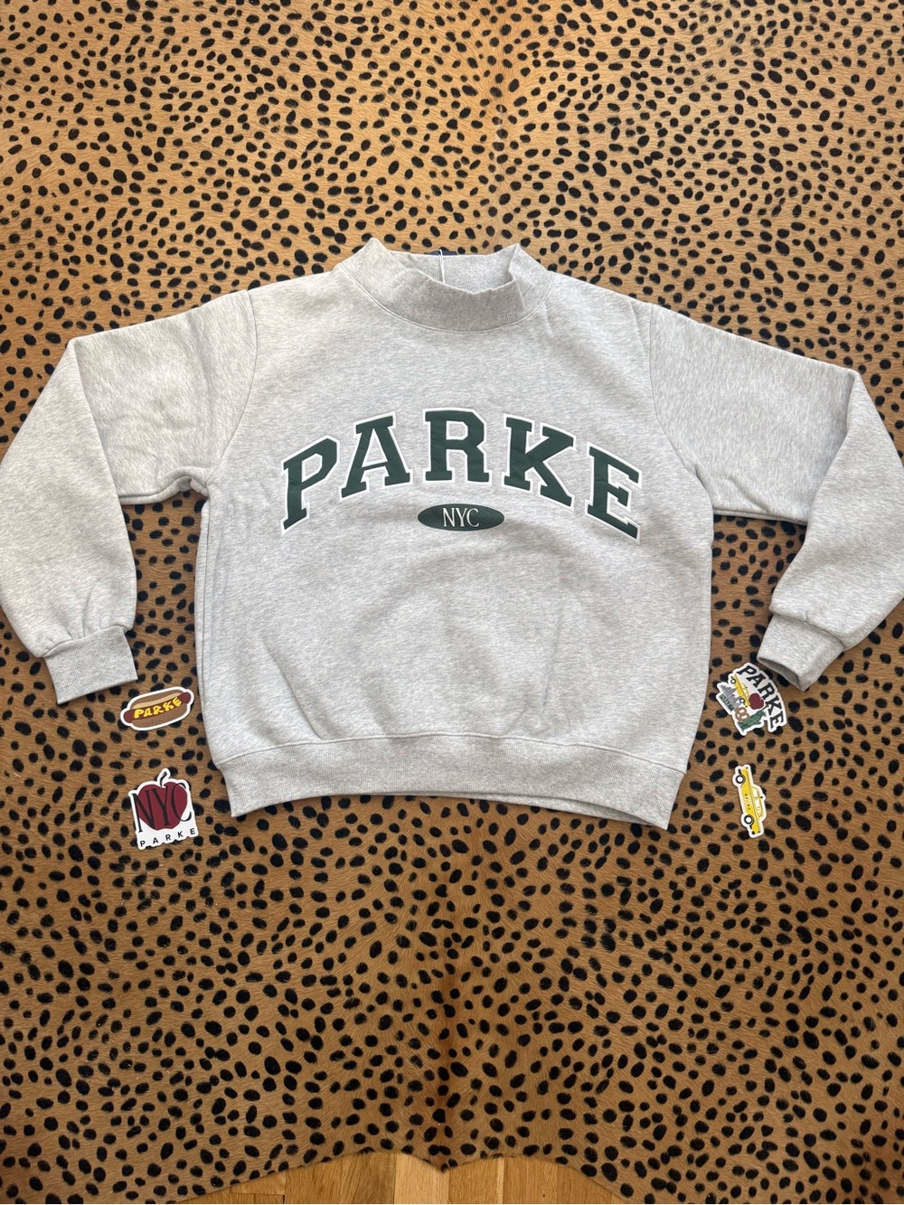 PARKE NYC Exclusive Classic Varisty Mockneck